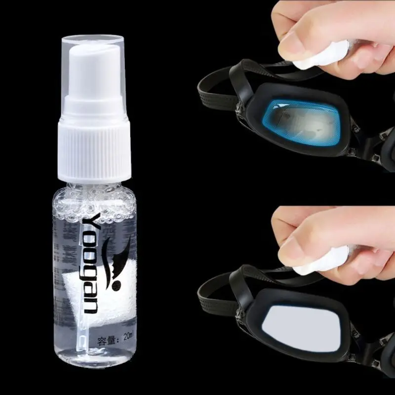 652F Solidified Spectacle Lenses Anti-fog Agent Solid Non Fogging Liquid Spray Sprayer for Swim Pool Swimming Diving Goggles