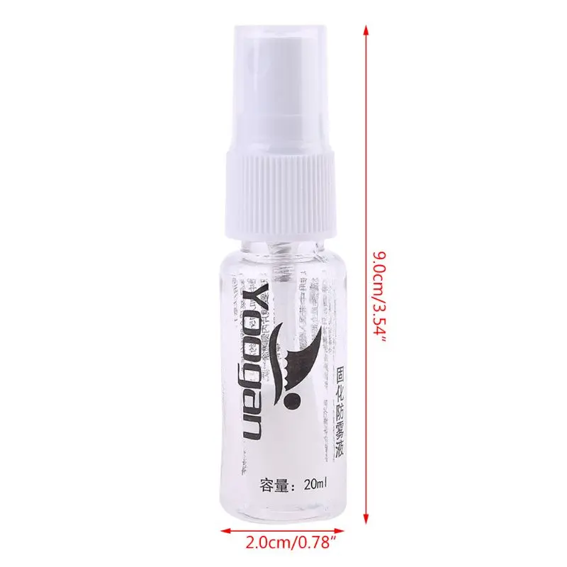 652F Solidified Spectacle Lenses Anti-fog Agent Solid Non Fogging Liquid Spray Sprayer for Swim Pool Swimming Diving Goggles