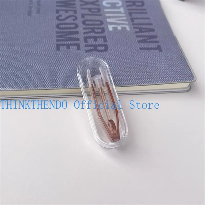 652F Multifunction Scoops Tweezer Set Safe Contact Lens Insertion Portable Decorative Organizationer Multipurpose Tool Supply