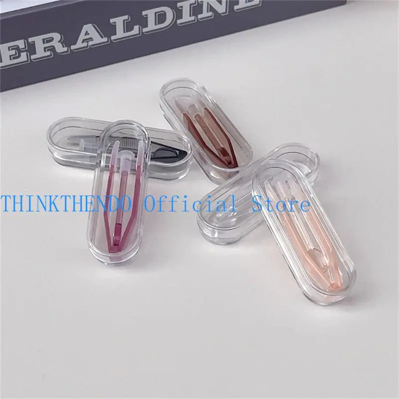 652F Multifunction Scoops Tweezer Set Safe Contact Lens Insertion Portable Decorative Organizationer Multipurpose Tool Supply