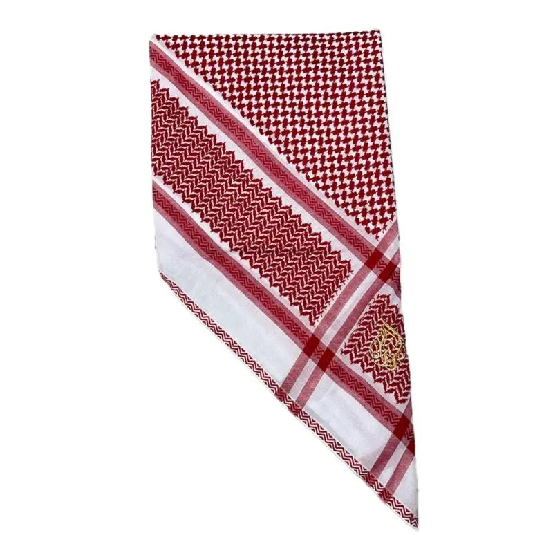 39BB Jacquard Arab Desert Headscarf Headwrap for Men Daily Use and Cultural Occasion
