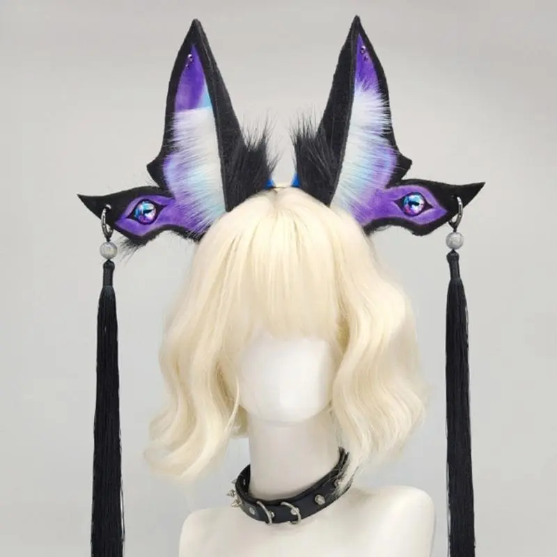 39BB Unique Animal Ear Headband Costume Theme Hairpieces for Anime and Cosplay
