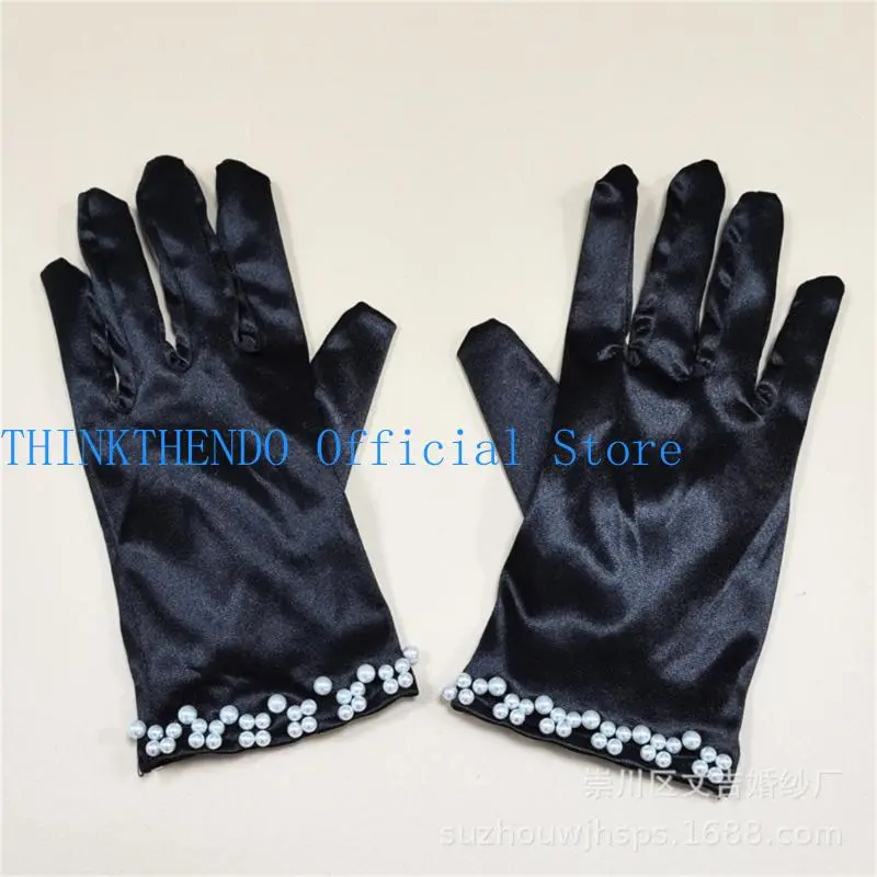 39BB Evening Party Performances Gloves Lady Dancing Gloves Banquet Wedding Gloves