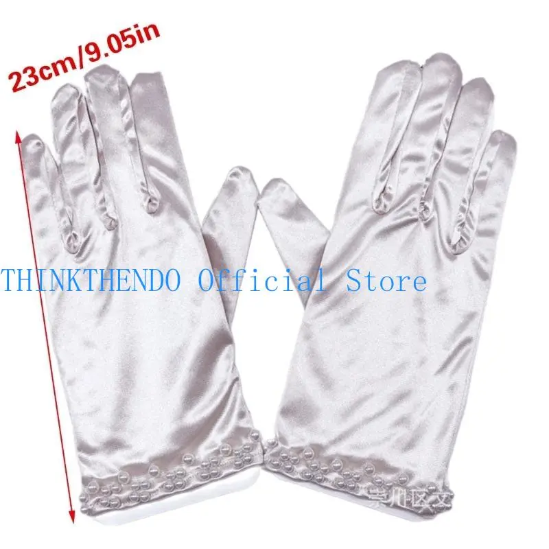 39BB Evening Party Performances Gloves Lady Dancing Gloves Banquet Wedding Gloves