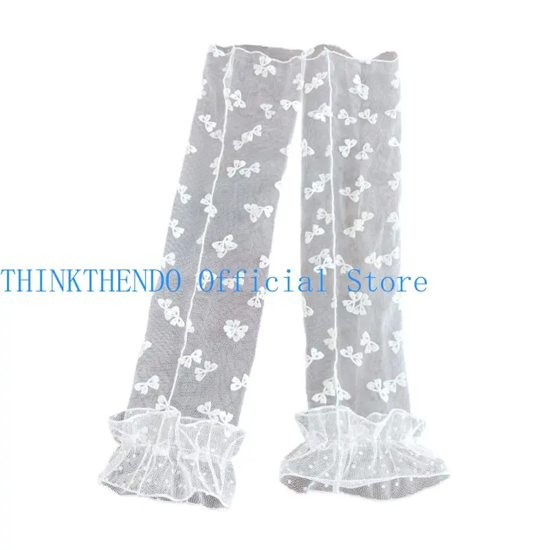 39BB 2lots Women Skin Protecting Arm Sleeves Comfort and Breathability Oversleeve for Outdoor Activity Women