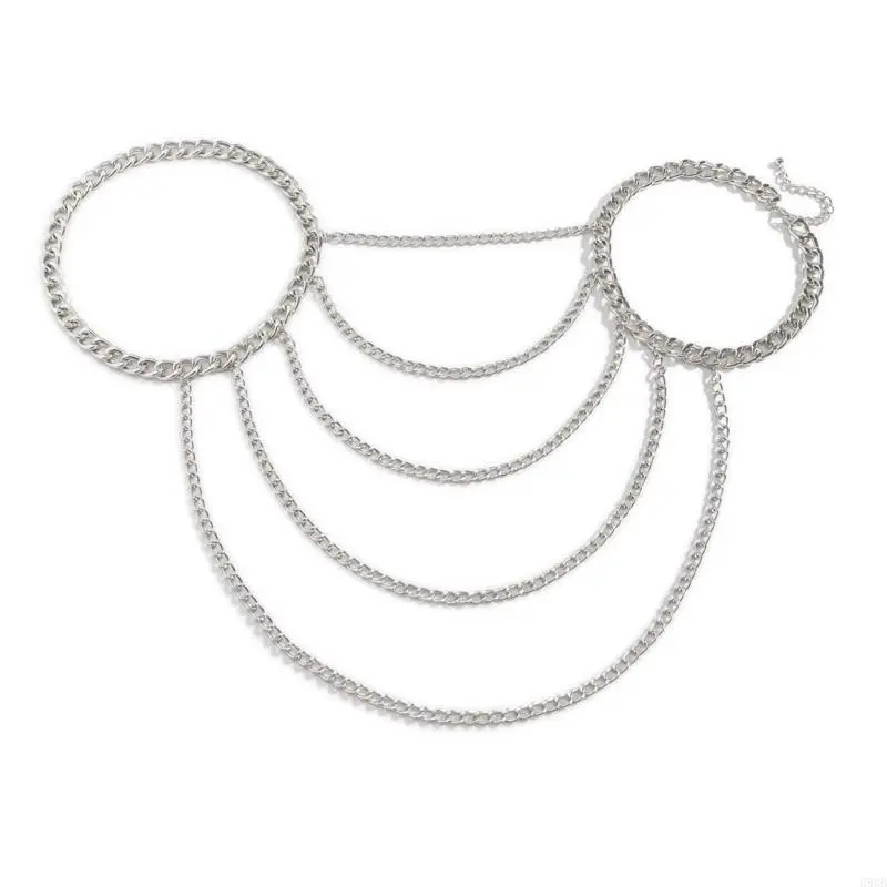 652F Shoulder  Body Chain Shoulder Necklace Shoulder Chain Body Jewelry Shoulder Tassels Clavicle Chain Necklace