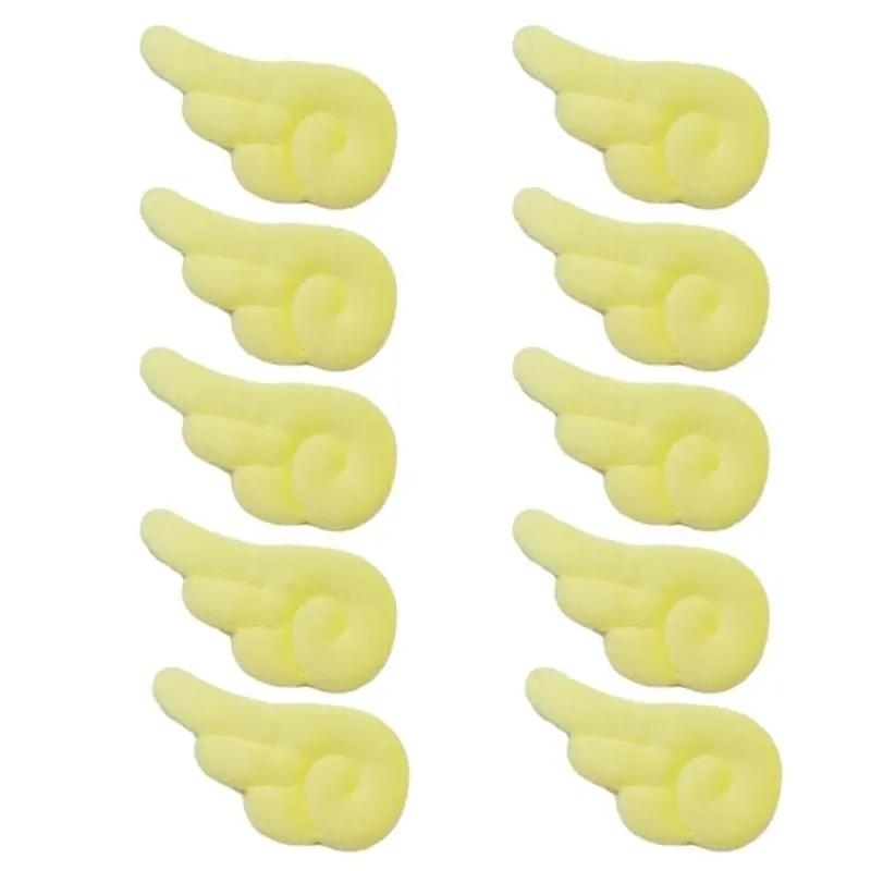 652F 10PCS Sweet Color Wing Appliques for DIY Hat Clothes Sewing Patches Handmade Headwear Hair Clips Accessories