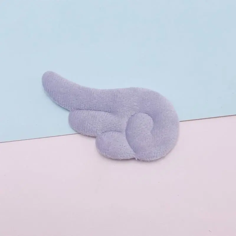 652F 10PCS Sweet Color Wing Appliques for DIY Hat Clothes Sewing Patches Handmade Headwear Hair Clips Accessories