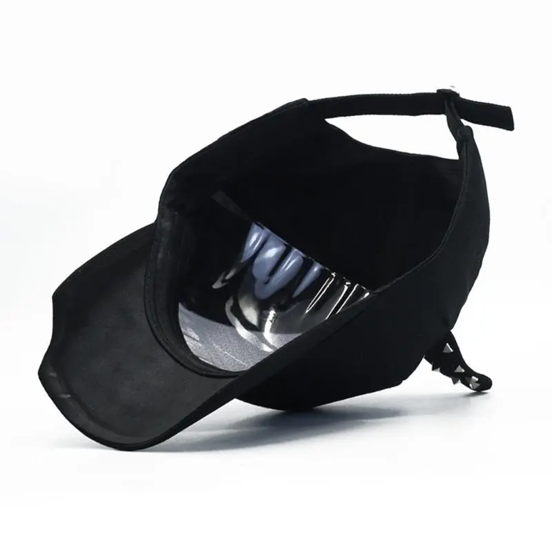652F Cats Ear Baseball Hat for Women and Girl Korean Skull Hat Outdoor Photo Caps Popular Shopping Streetwear Sun Hat