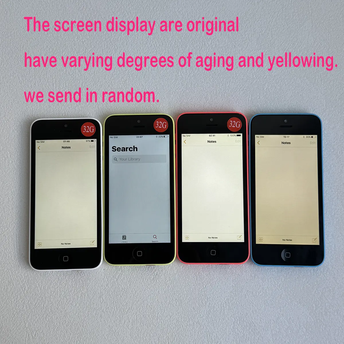 Apple iPhone 5C 3G Mobile Phone 4.0 Display Screen Dual Core CellPhone 32GB ROM Unlocked Old Phone