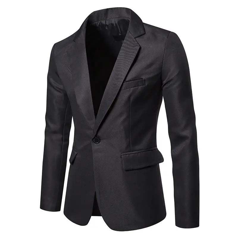 Royal Blue Blazer Men Casual Suit Solid Colour Mens Blazers Jacket Coat XXXL Size Single Button B10