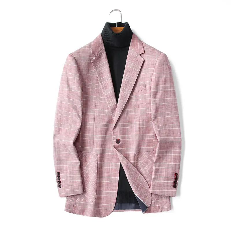 Men's Fashion Spring Casual Suit Single West Coat S-5XL High-Quality Business Boutique Handsome Design 2024