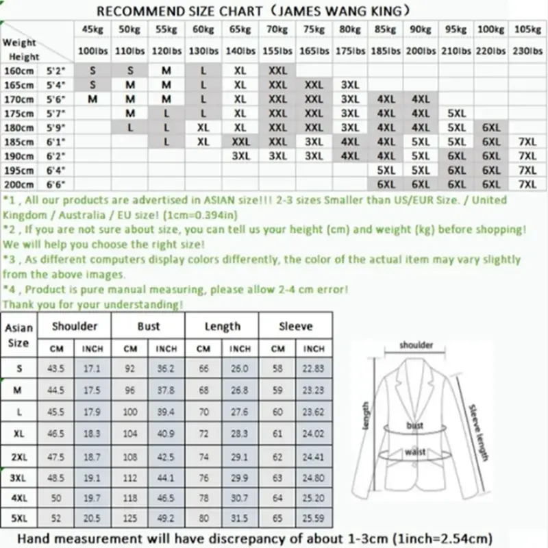 Men's Fashion Spring Casual Suit Single West Coat S-5XL High-Quality Business Boutique Handsome Design 2024