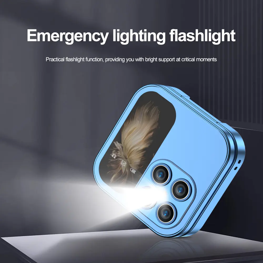 SERVO i17 Mini Flip Mobile Phone 2G Network 1.77inch Screen Dual SIM Flashlight Speed Dial FM Radio Small Fashion Foldable Phone
