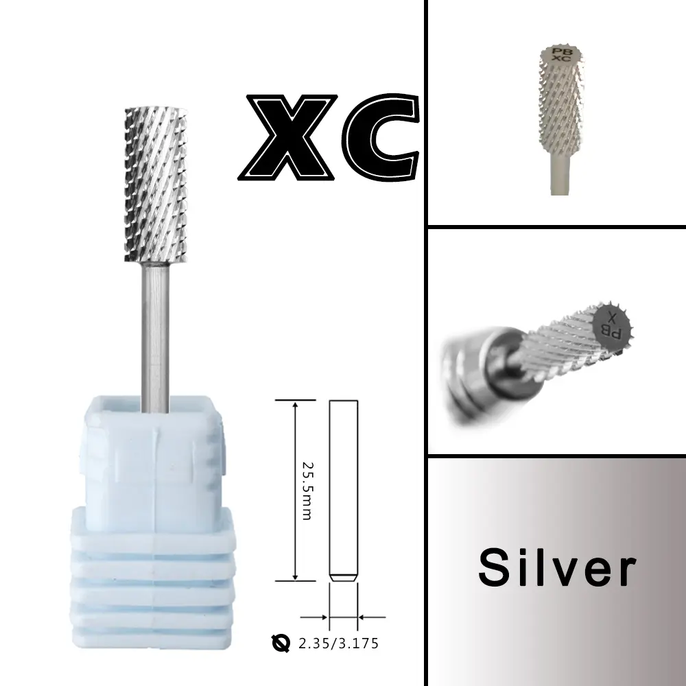 RolinStar 5.35 Small barrel Silver  steel Carbide nail drill bits milling cutter german accessories