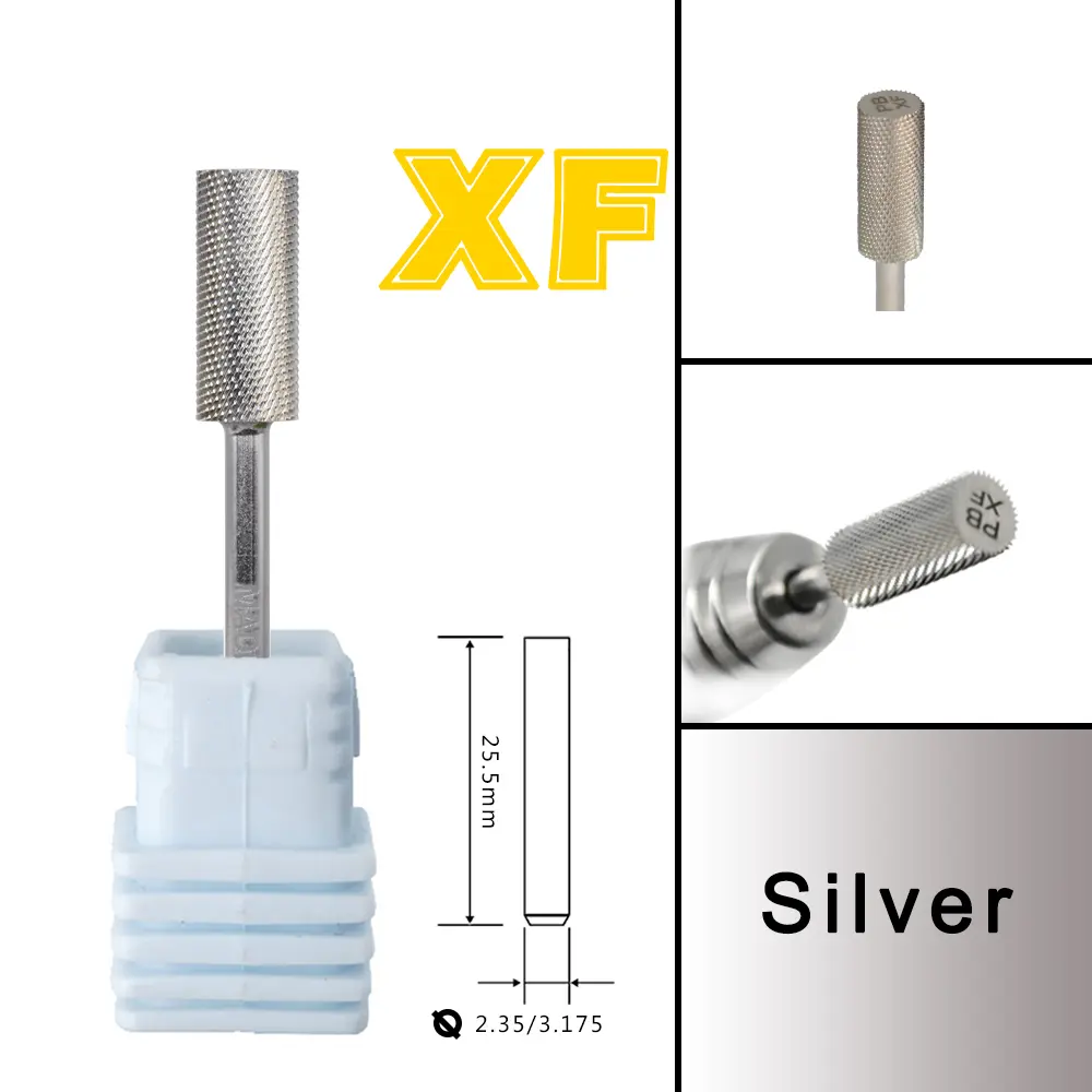 RolinStar 5.35 Small barrel Silver  steel Carbide nail drill bits milling cutter german accessories