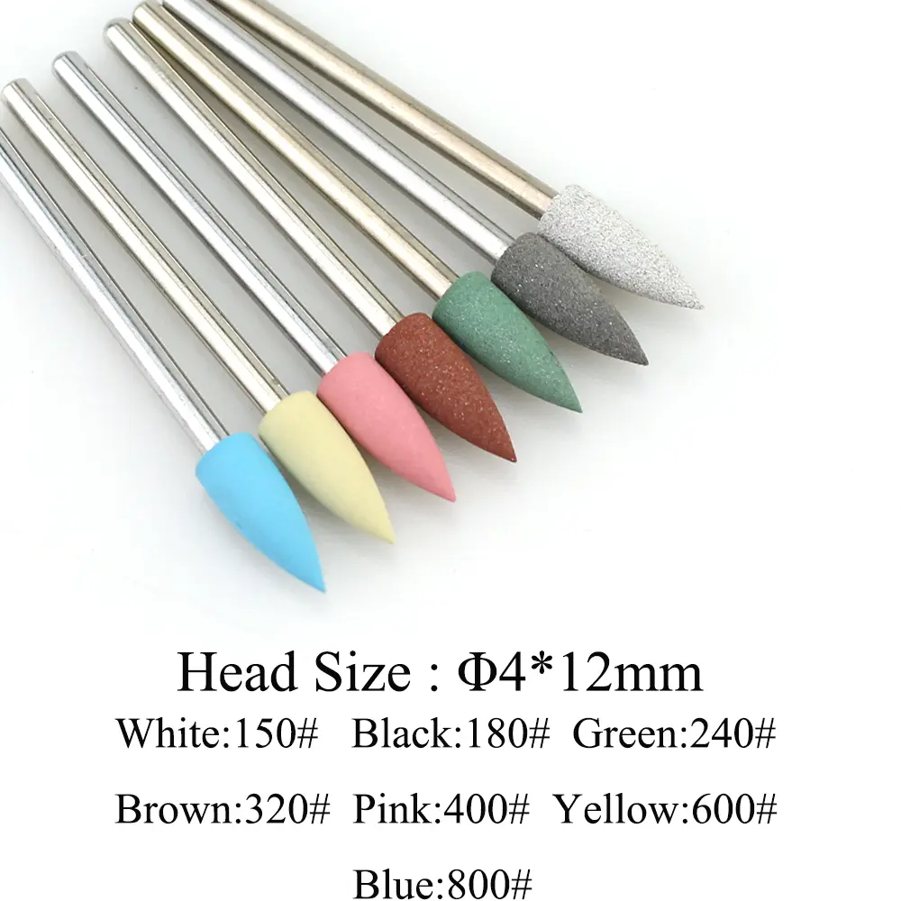 28 Types Rubber Silicone Nail Drill Bit Nail Buffer Rotary Burr Mills Cutter for Manicure Drill Accessories Foot Polishing Tools