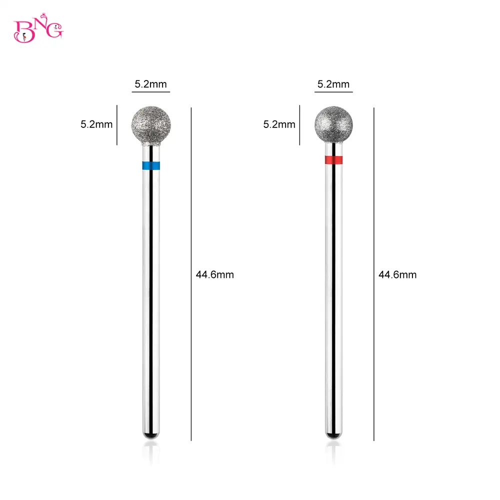 BNG Diamond Cuticle Clean Ball Head Nail Bit for Electric Machine Perfect for Gel Polishing Acrylic Manicure Pedicure Cuticle