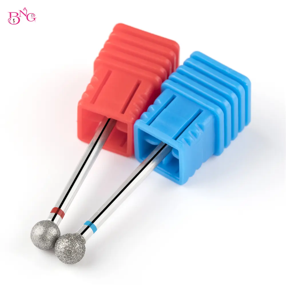 BNG Diamond Cuticle Clean Ball Head Nail Bit for Electric Machine Perfect for Gel Polishing Acrylic Manicure Pedicure Cuticle