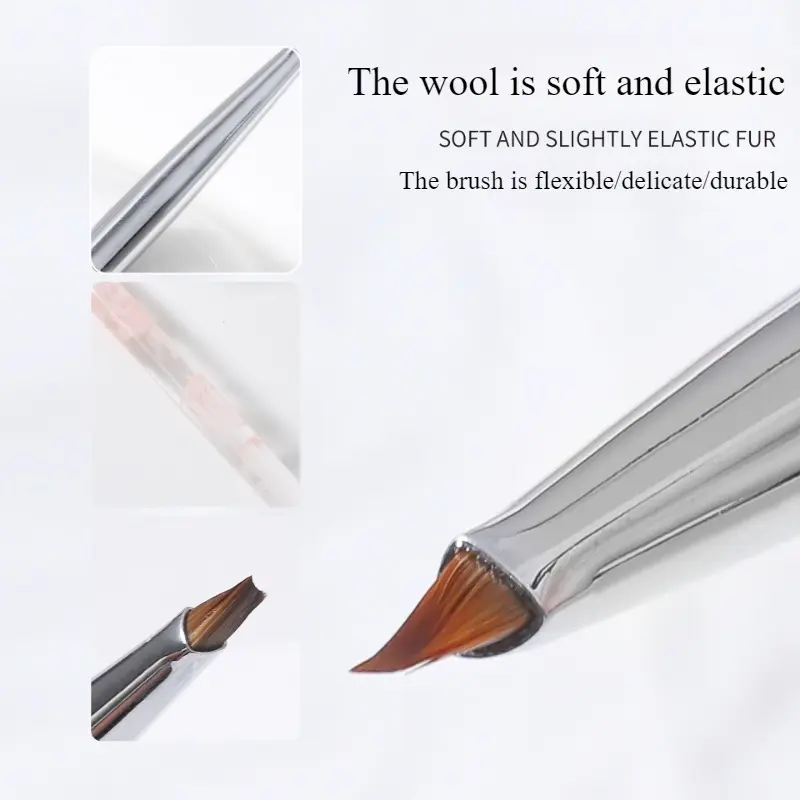 New Universal Triangle Pen Nail Brush with High Aesthetic Nail Art Color Painting Pen Ink Painting Pole DIY Nail Art Nail Salon