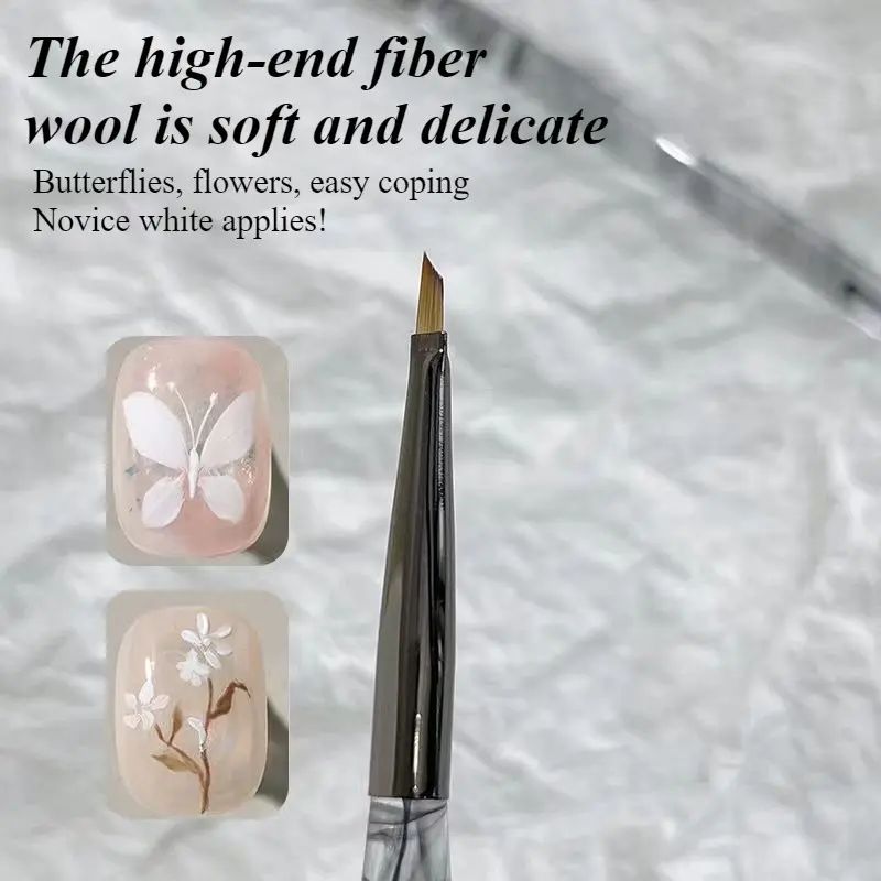 New Universal Triangle Pen Nail Brush with High Aesthetic Nail Art Color Painting Pen Ink Painting Pole DIY Nail Art Nail Salon