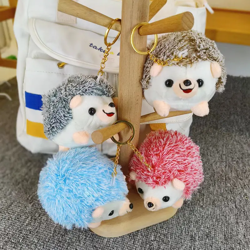 Mini Stuffed Cozy Animals Hedgehog Cute Plushie Toy Charms Plush Hedgehogs Gifts Buddies Decoration Charms Holiday Easter Party