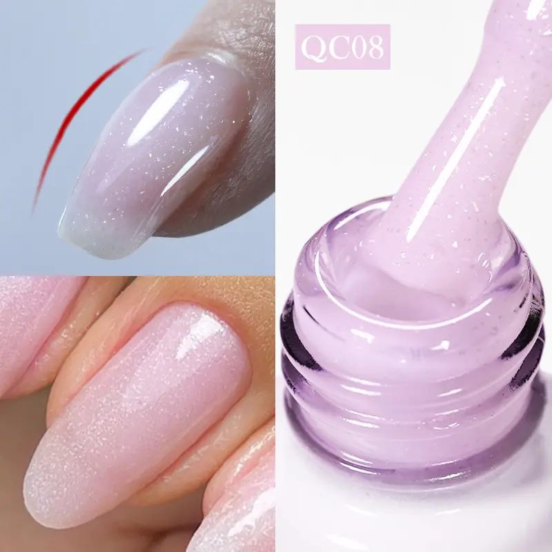 BORN PRETTY Quick Construction Gel Fast Building Nail Gel Polish Jelly Semi Transparent French Nail Camouflage Soak Off UV LED
