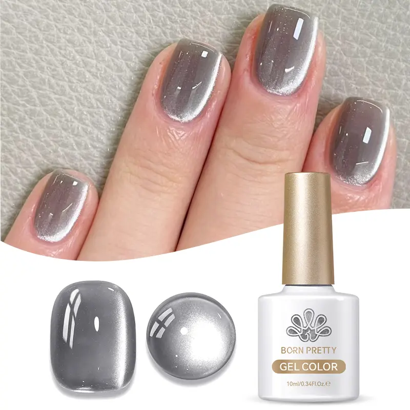 BORN PRETTY 10ml Water Light Cat Magnetic Gel Nail Polish Nail Supplies Vernis Winter Autumn Semi Permanent Christmas Xmas Gel