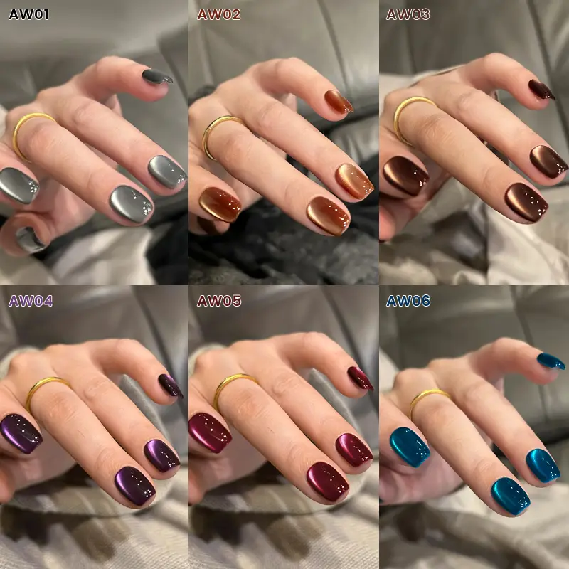 BORN PRETTY 10ml Water Light Cat Magnetic Gel Nail Polish Nail Supplies Vernis Winter Autumn Semi Permanent Christmas Xmas Gel