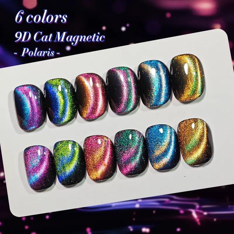 BORN PRETTY 9D Polaris Cat Magnetic Gel Nail Polish Glass Water Light UV Semi-permanent  10ml Soak Off UV LED Enamels Varnish