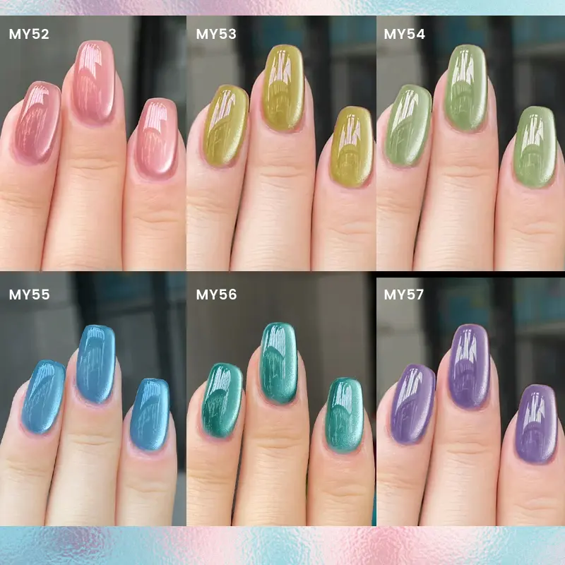 BORN PRETTY Glass Beaded Crystal Cat Magnetic Gel Nail Polish Freedom Land Jelly Semi Permanent Soak Off UV Gel Varnish 10ml