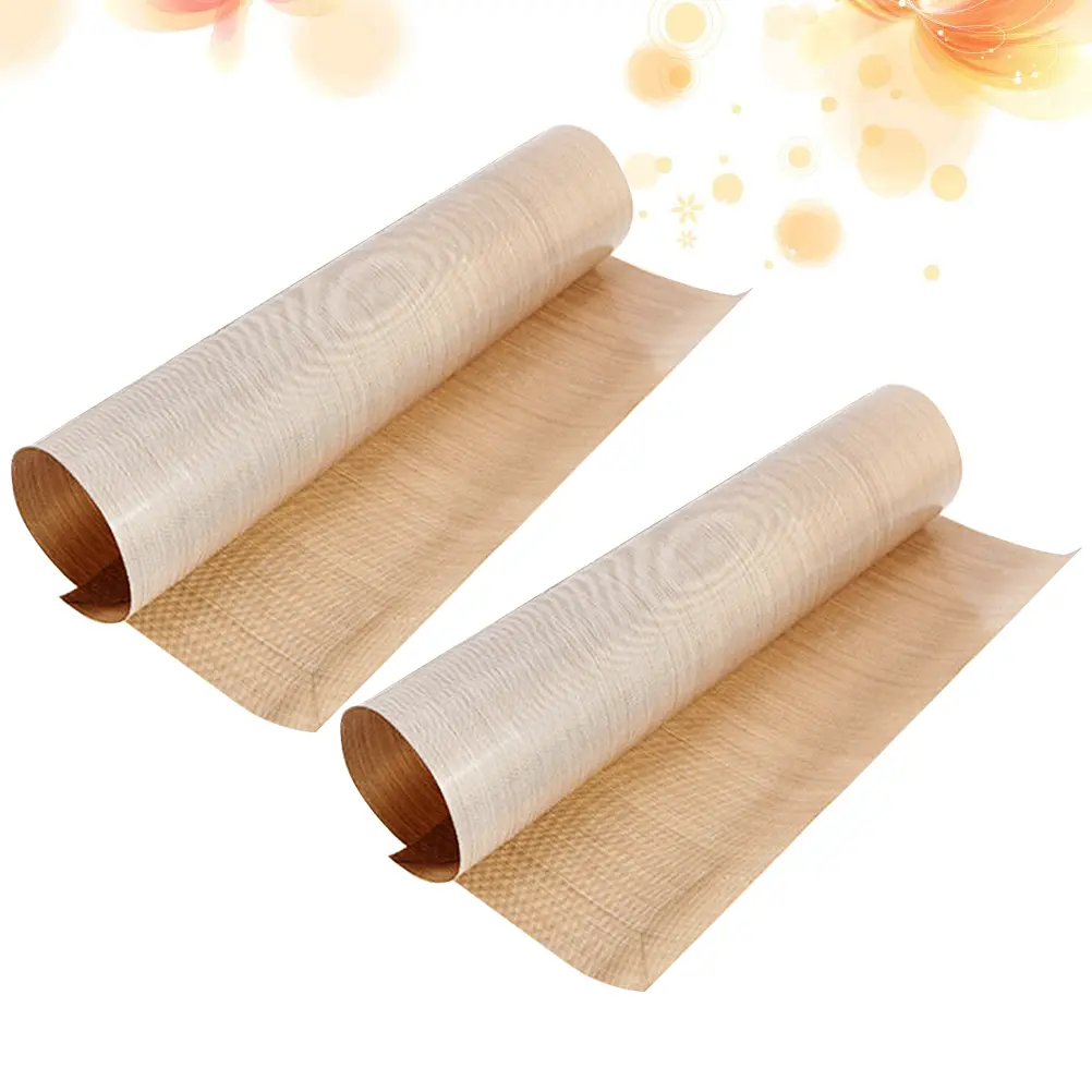 2 Pcs Baking Sheet Mat Non stick Reusable Oven Safe High Temperature Cloth Grease proof Easy Clean Cake Pan Liners