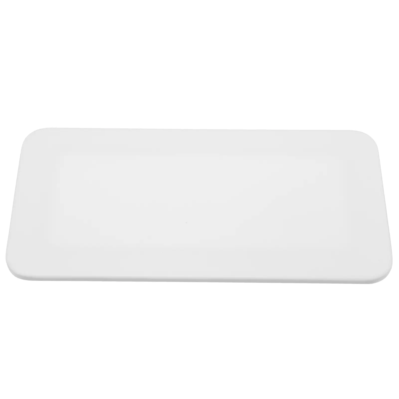 Rectangular Baking Inch White Cake Tray Plates Smooth Tray Cake Rectangle Plates Snack Serving Easy Clean