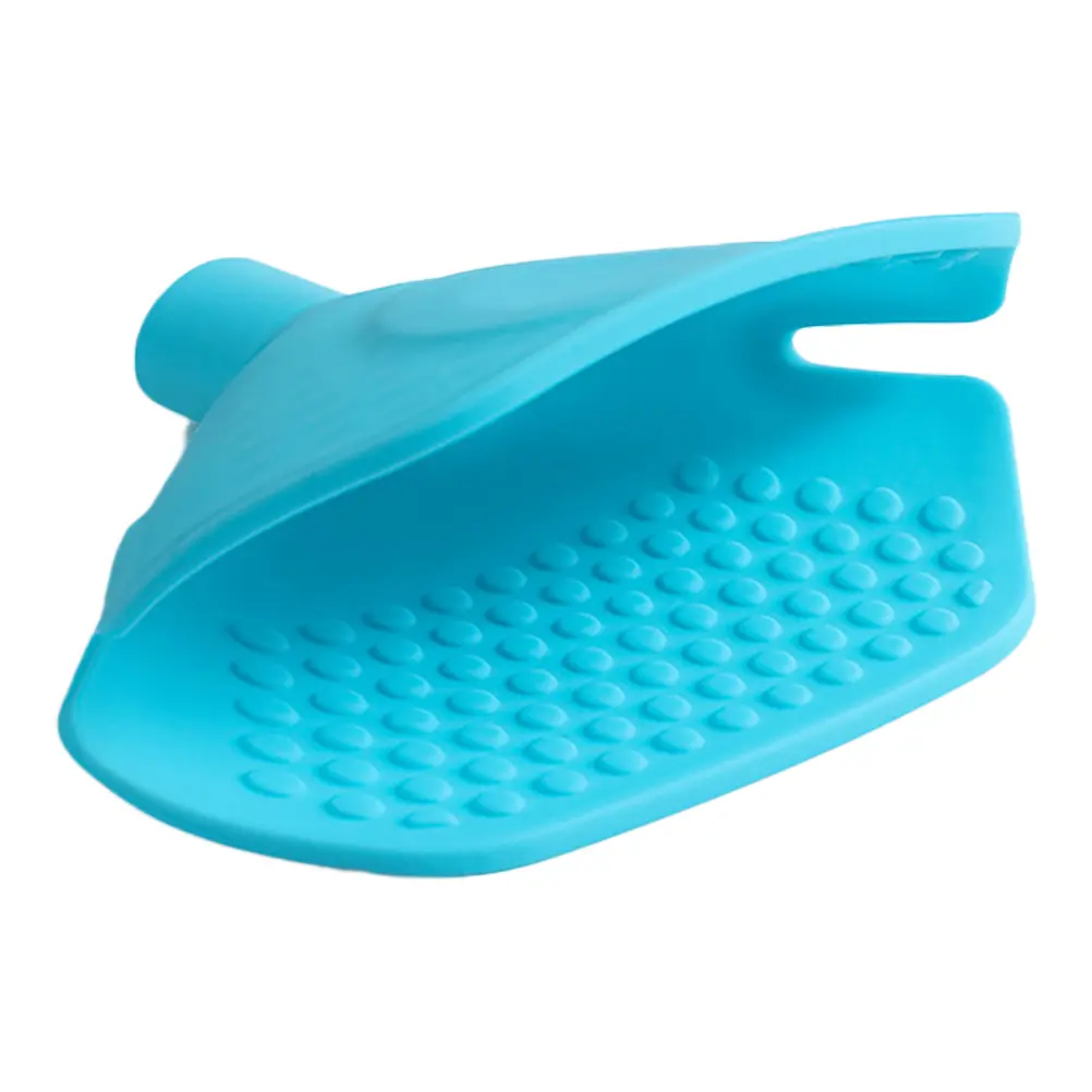 Silicone Funnel Anti Scald Pot Lid Holder Heat Resistant Nonslip Insulation Kitchen Supplies Multi Functional Silicone Material