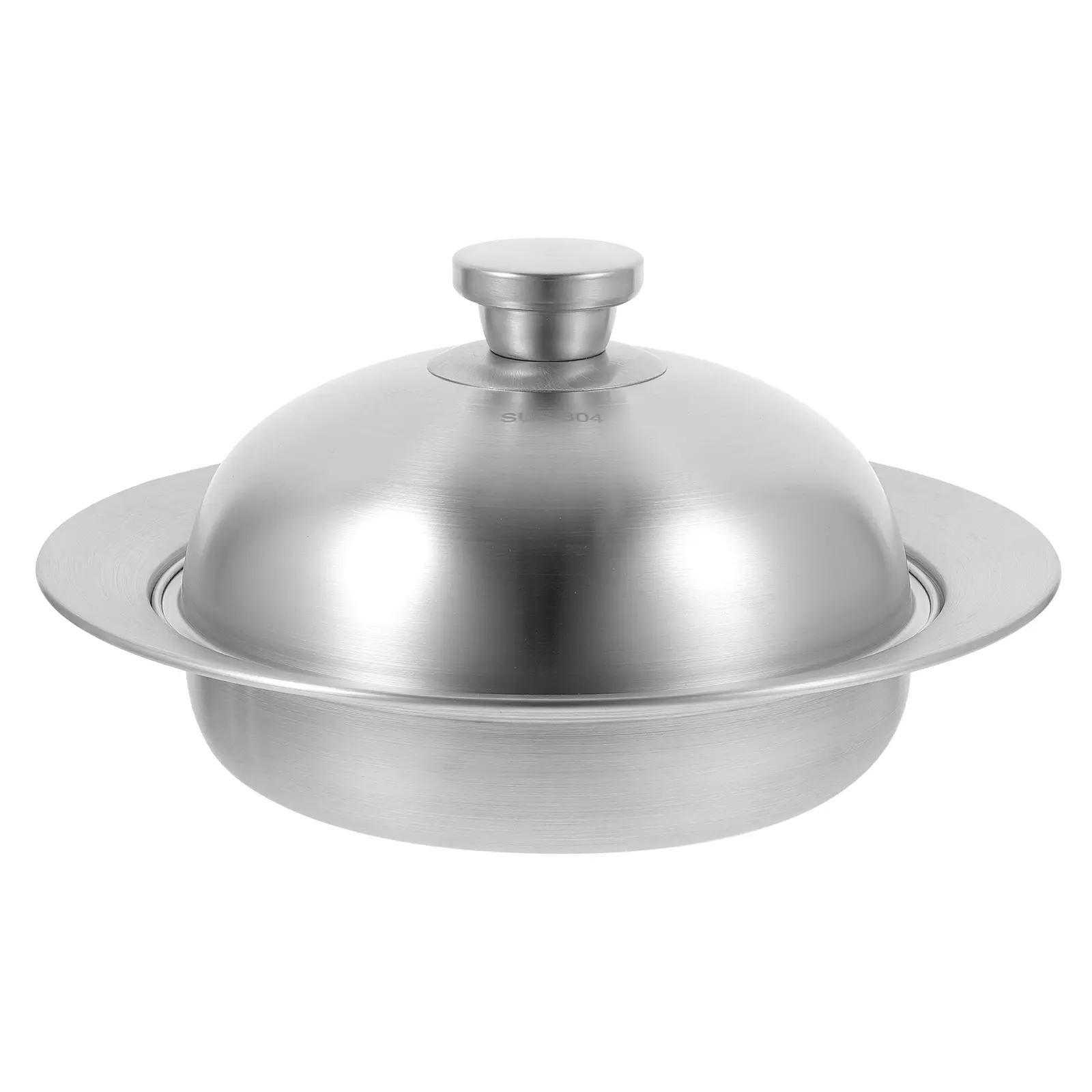 Stainless Steel Steamer Basket 304 Grade Lid Kitchen Supplies Multifunctional Fish Cooking Food Steamer Practical