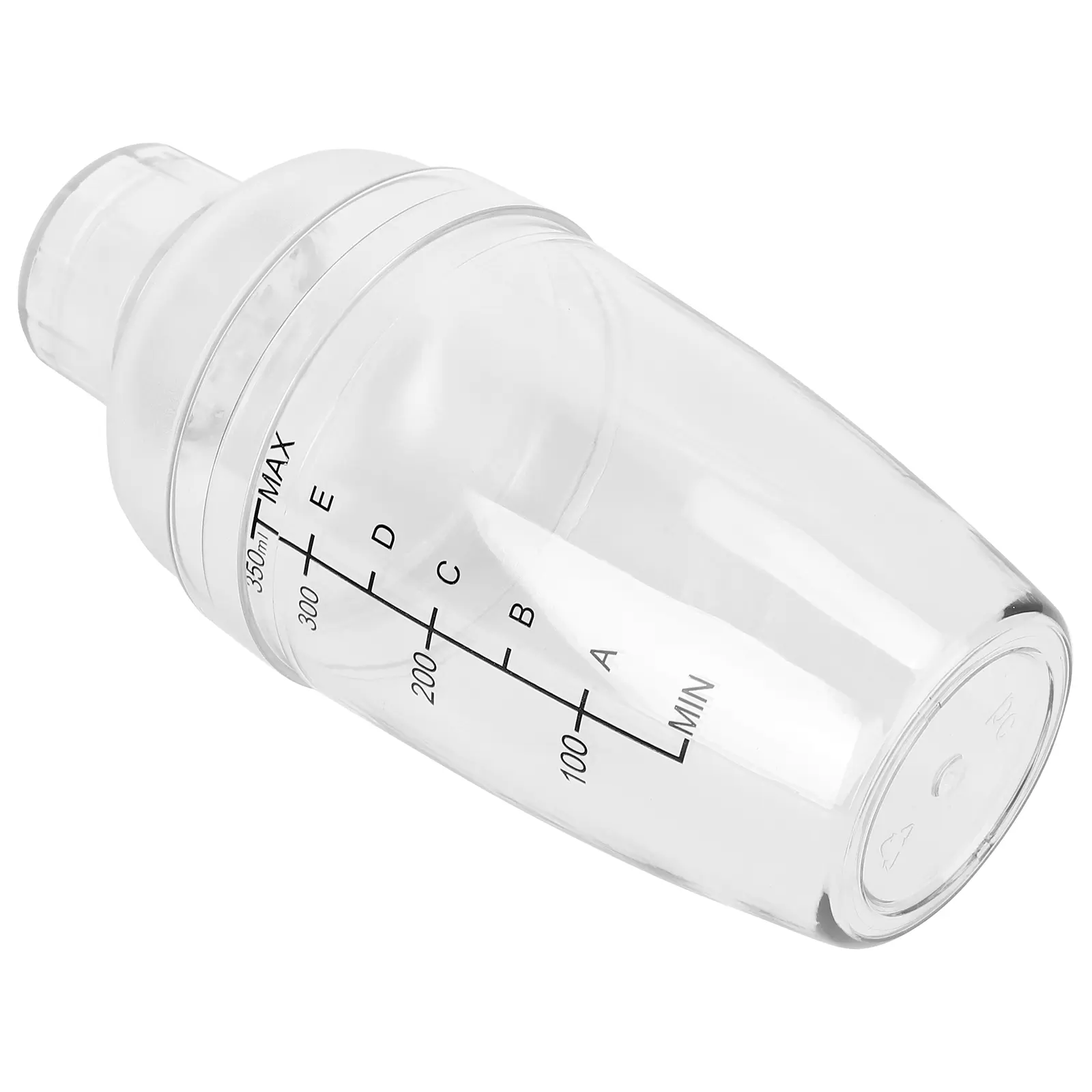 Shaker Bottle Anti-freeze Check Cup Antifreeze Cocktail Shaking Tool Insulated Clear