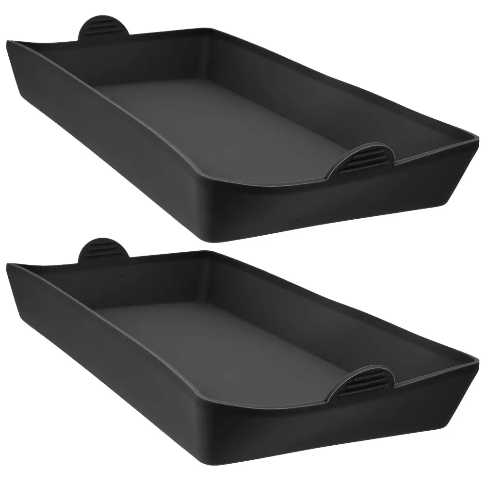 2 Pcs Rectangular Baking Dish Bread Silicone Oven Pan Tray Loaf Silica Gel Pans for Homemade