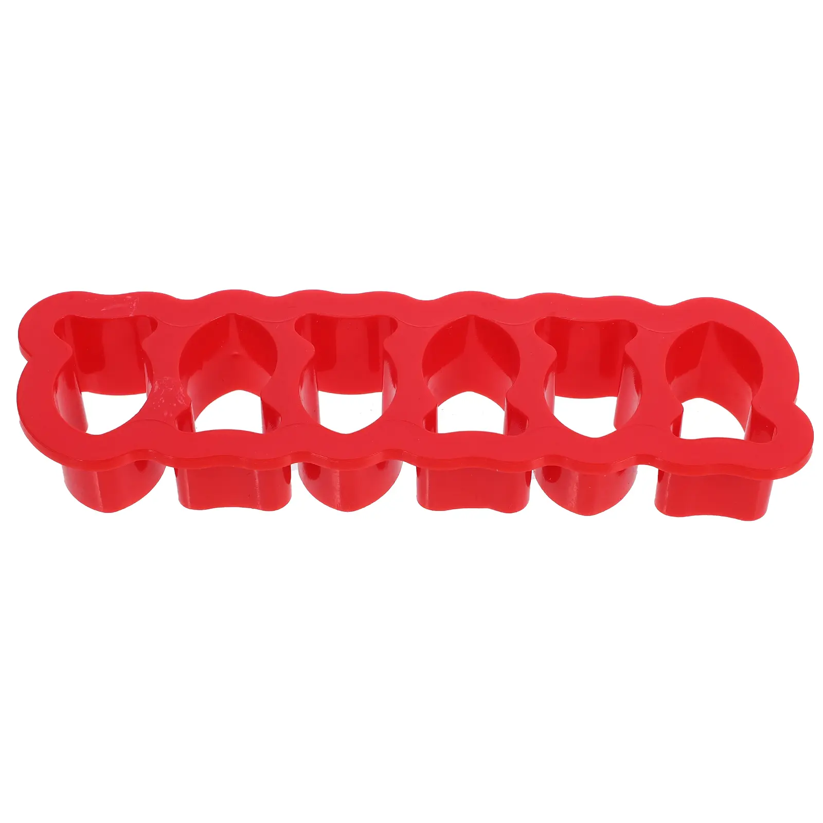 Fish-Shaped Baking Molds Reusable PP Material Cookie Red Color DIY Tools For Kids baking supplies cookie stencils cartoon