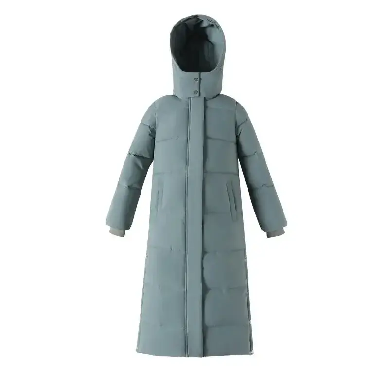 Hooded Feather Coats Winter Jackets for Women 2024 Korean Women's Down Jacket Thicken Long Down Coats Puffer Jacket Woman Coat
