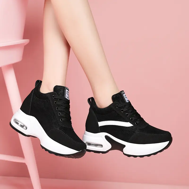 Women Sneakers Breathable Mesh Shoes 2025 Fashion Platform Casual Running Shoes for Women Wedges Vulcanized Shoe Chaussure Femme