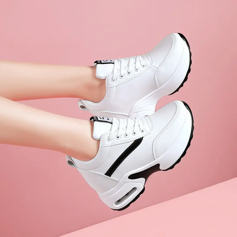 Women Sneakers Breathable Mesh Shoes 2025 Fashion Platform Casual Running Shoes for Women Wedges Vulcanized Shoe Chaussure Femme
