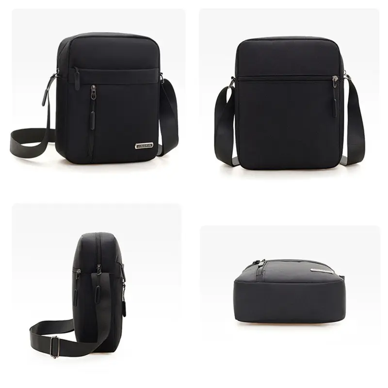 Simple Casual Crossbody Bag Men Nylon Small Shoulder For Oxford Business Messenger Side Sling Husband Chest