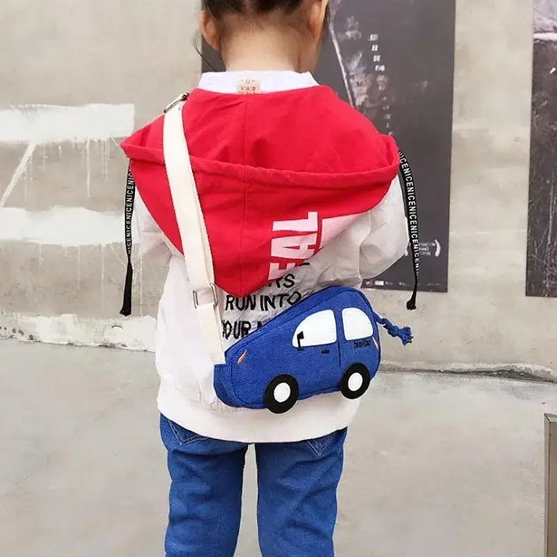2025 Fashion Mini Crossbody Bag Packet Children Baby Boys Girls Car Shoulder Handbags Cartoon Pig Coin Purse