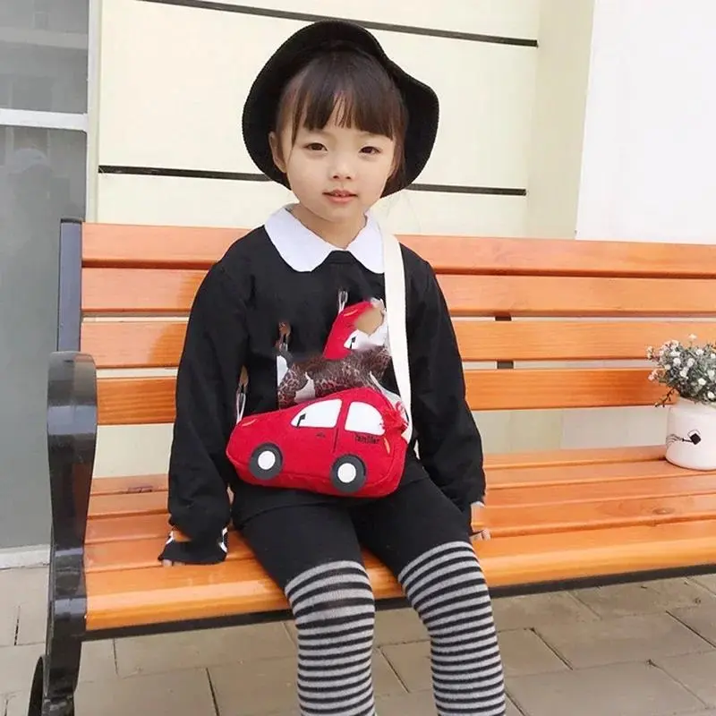 2025 Fashion Mini Crossbody Bag Packet Children Baby Boys Girls Car Shoulder Handbags Cartoon Pig Coin Purse