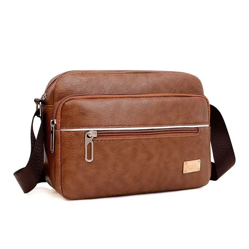 Crossbody Messenger Bags Business Casual Handbag Brand Shoulder New High Quality Leather For Men Fash
