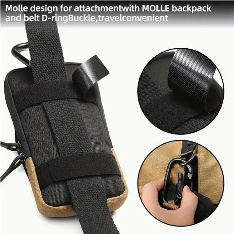 Hot Sale Pouches Geariking Shoulder Strap Bag Multifunctional Sports Waist Mini Wallet Mobile Phone