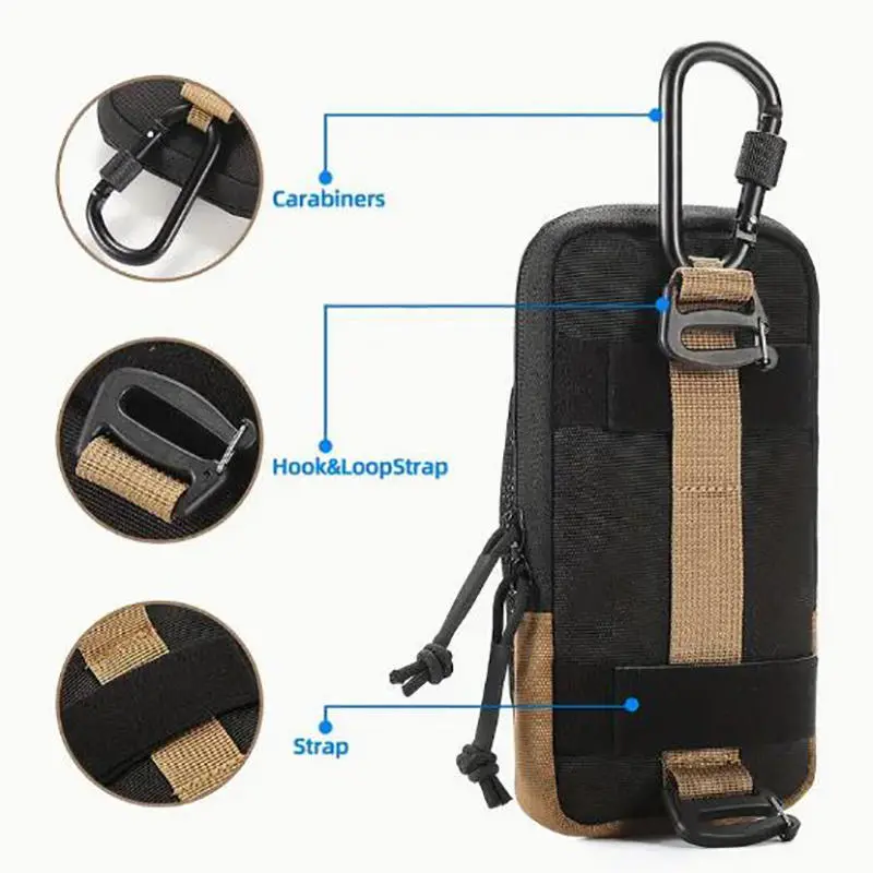 Hot Sale Pouches Geariking Shoulder Strap Bag Multifunctional Sports Waist Mini Wallet Mobile Phone