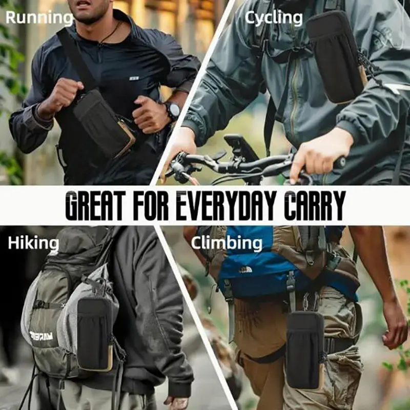 Hot Sale Pouches Geariking Shoulder Strap Bag Multifunctional Sports Waist Mini Wallet Mobile Phone