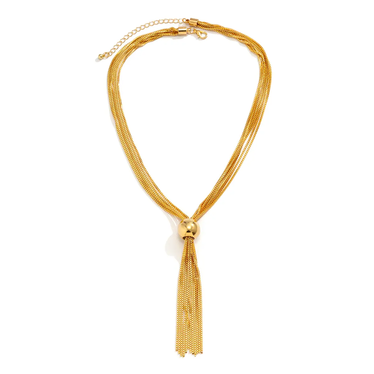 Ingemark Vintage Sexy Big Ball Pendant Choker Necklace for Women Punk Clavicle Chain Snake Box Link Grunge Jewelry Steampunk New