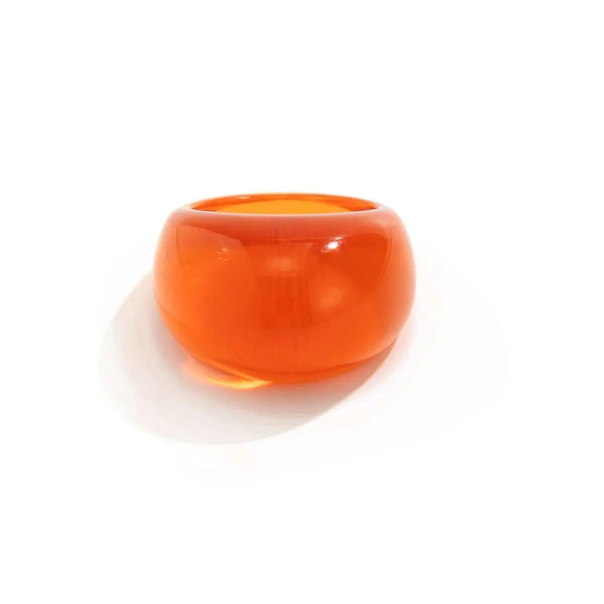 Ingemark 5 Colors Kpop Boho Resin Acrylic Geometric Finger Rings for Women New Fashion Simple Knuckle Ring Aesthetic Y2K Jewelry